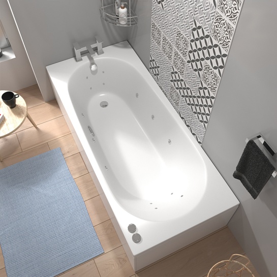 Laguna Super Strong Whirlpool 1700x700 Jacuzzi Bath Laguna Super Strong Whirlpool 1700x700 Jacuzzi Bath