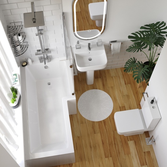 LAGUNA L SHAPED BATHROOM SUITE LAGUNA L SHAPED BATHROOM SUITE