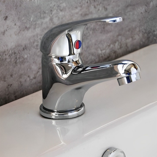 Poma Basin Mono Tap With Popup Waste Poma Basin Mono Tap With Popup Waste