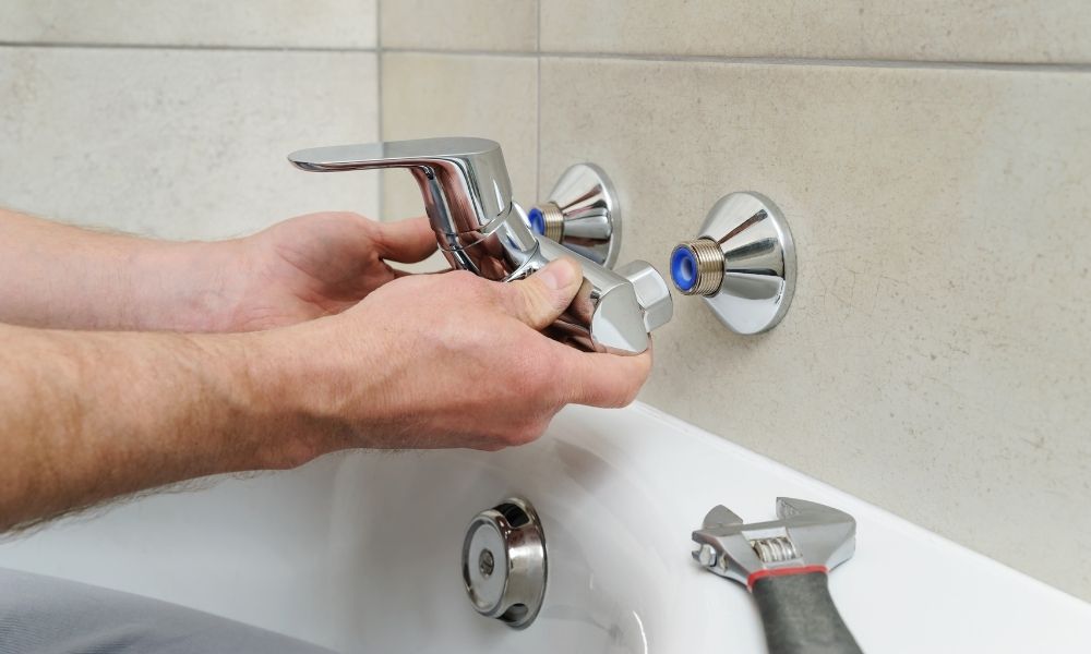 Finishing Touches - Bath Tap Installation