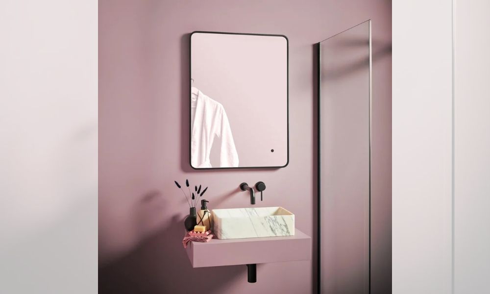 Glade Black Steam Free LED Mirror