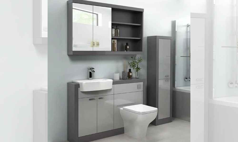 Grove 1200mm Combination Toilet & Sink Unit