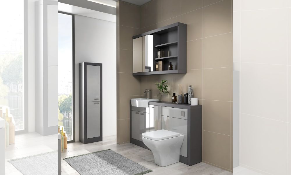 Grove Basin and Toilet Combination Vanity Unit