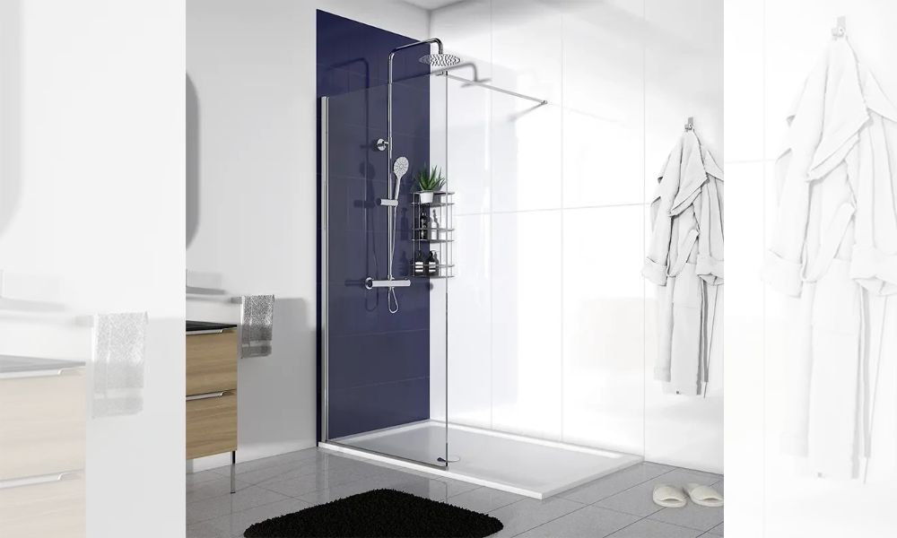 Radiant Frameless Walk-in Shower Enclosure