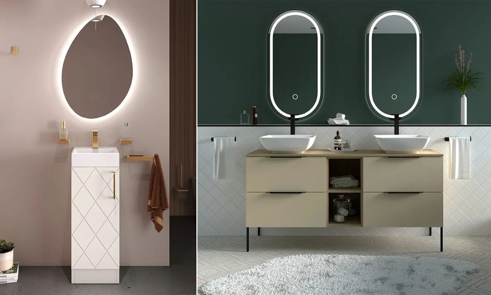 Small and Large Vanity Units