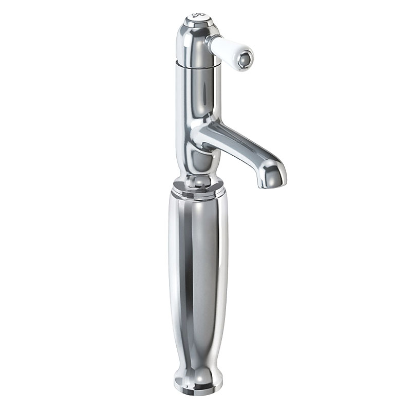 tall basin tap with lever handle