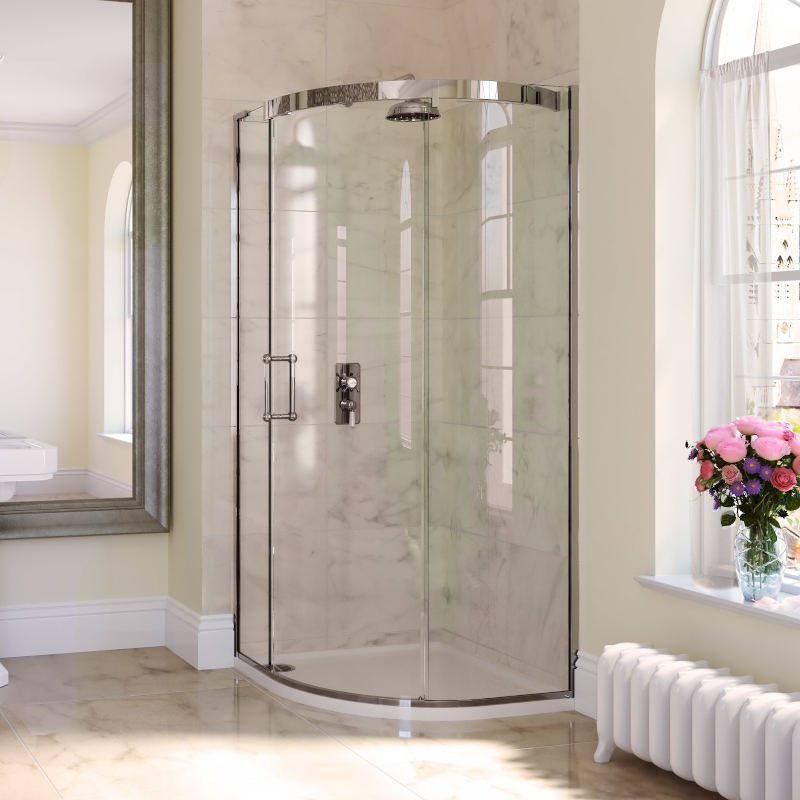 Matki Eauzone Plus 1500mm Quadrant Sliding Shower Door | Buy Online at  Bathroom City