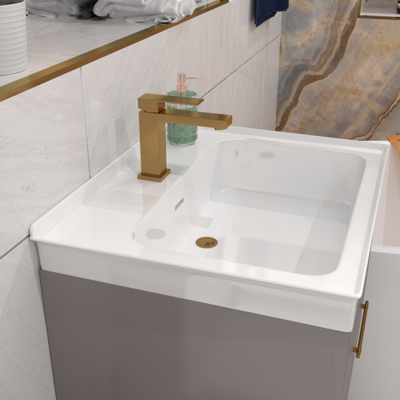 Chester Bath Suite 600mm Wall Hung Cashmere, Toilet & Bath | Buy Online ...