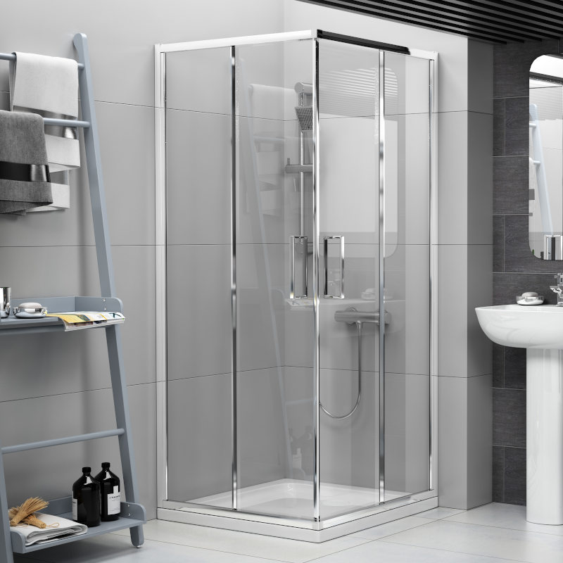 Radiant Shower Cubicle Reduced Height 760mm Corner | Buy Online at ...