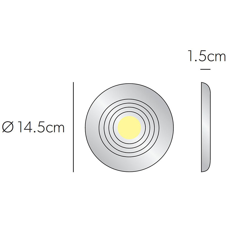 Cyclone Wet Room Inline Fan Specification Diagram