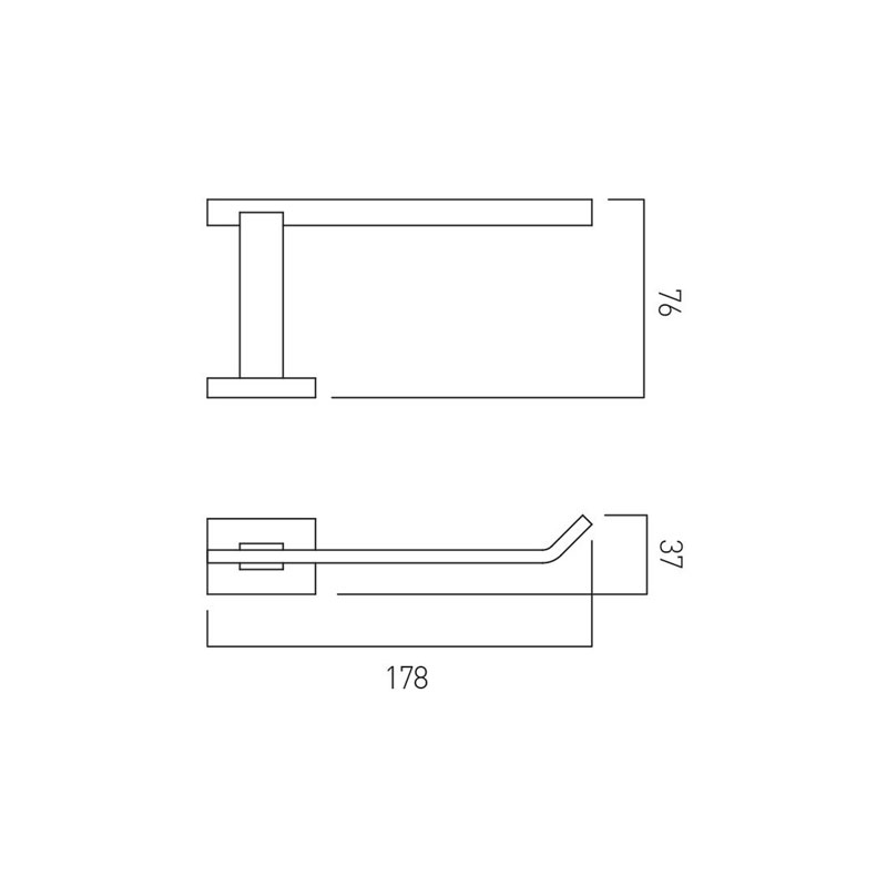 Line drawing of Level Paper Holder