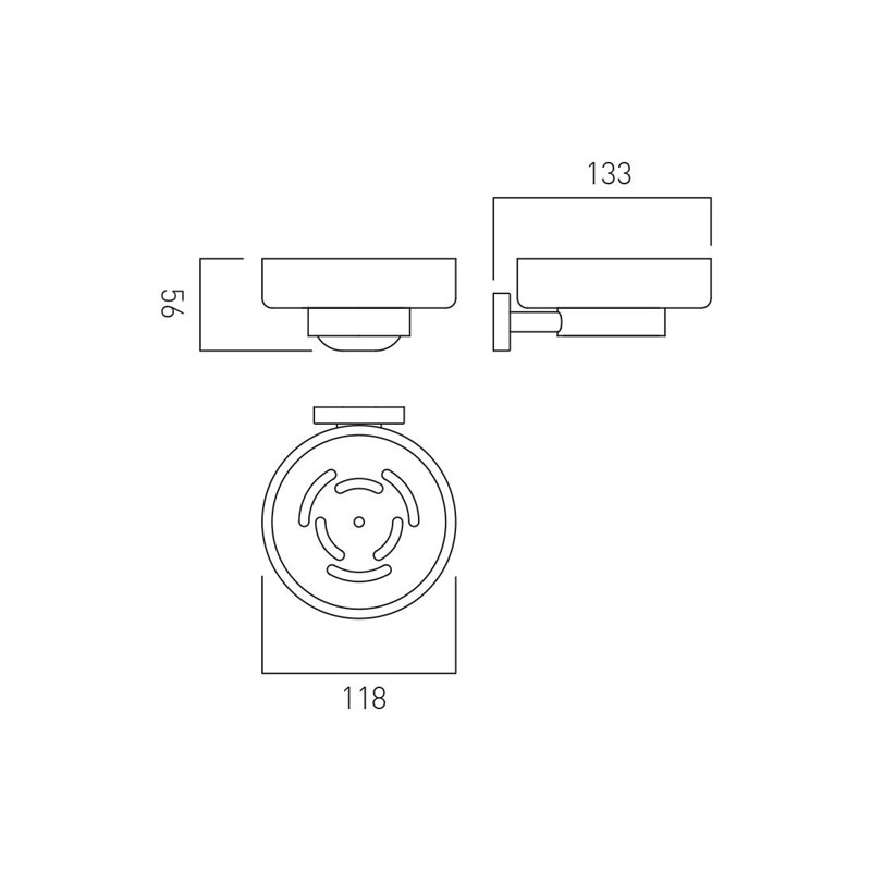 Life Soap Dish And Holder Specification Drawing