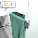 Close up of hand towel rail