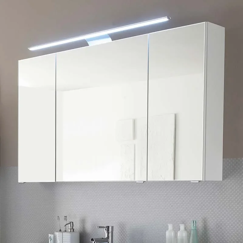 Extra Product Image For Solitaire 6005 Bathroom Mirror Cabinet with LED Top Light