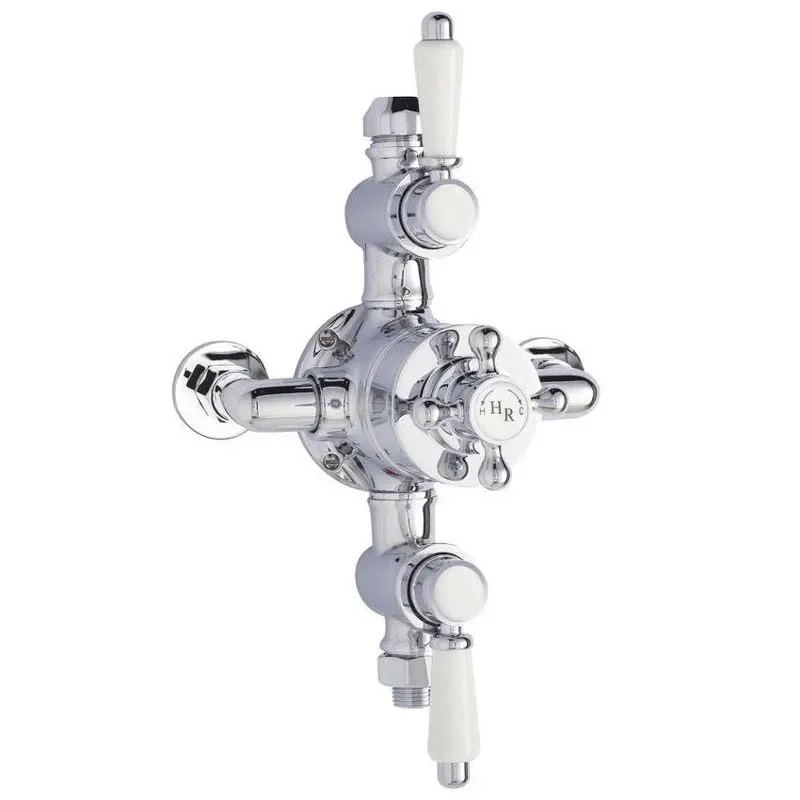 Chrome Victorian Thermo Triple Exposed Valve