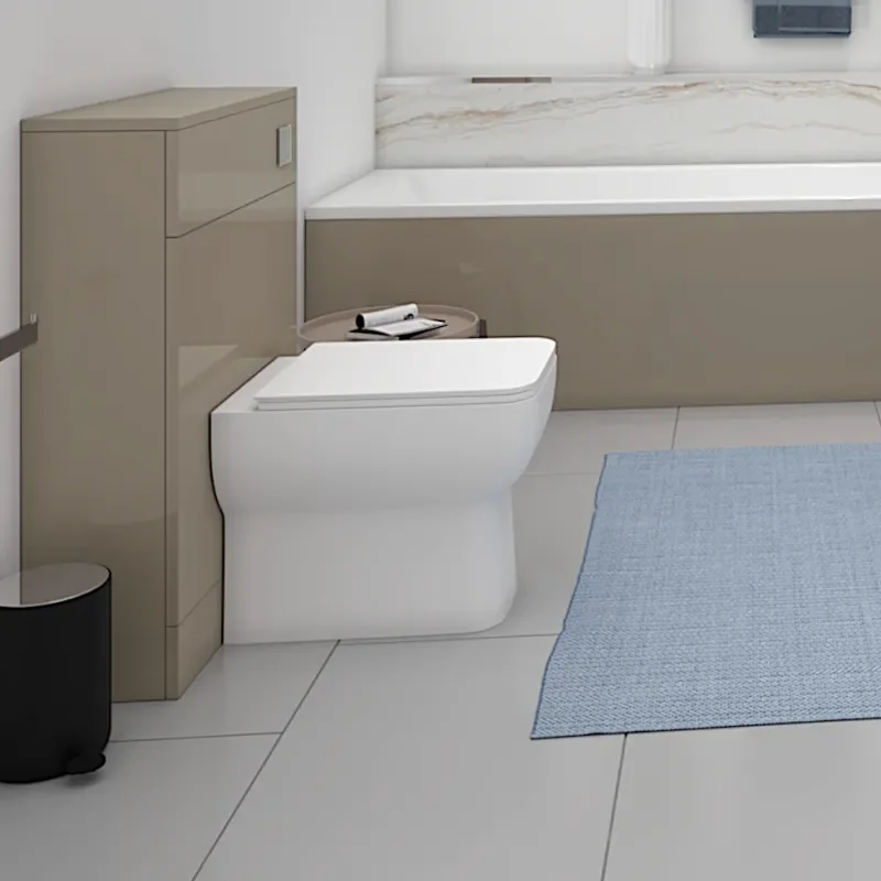 Extra Product Image For Pemberton Gold Back To Wall Toilet Unit 600Mm 1