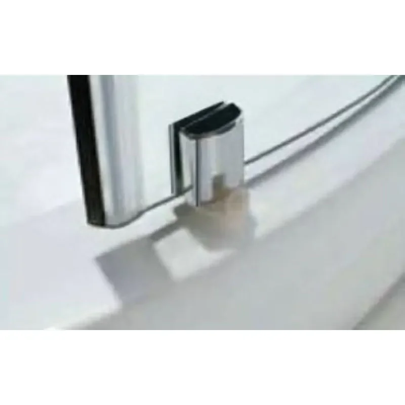 BC Shower Quadrant chrome square rollers