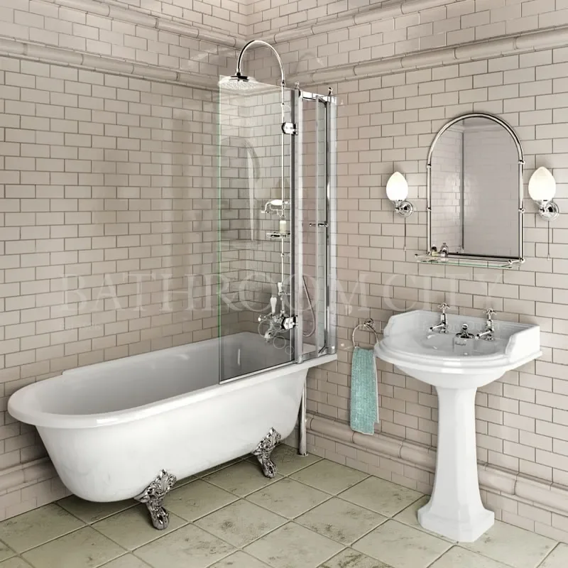 Extra Product Image For Burlington Hampton Shower Bath 1500Mm X 750Mm 1