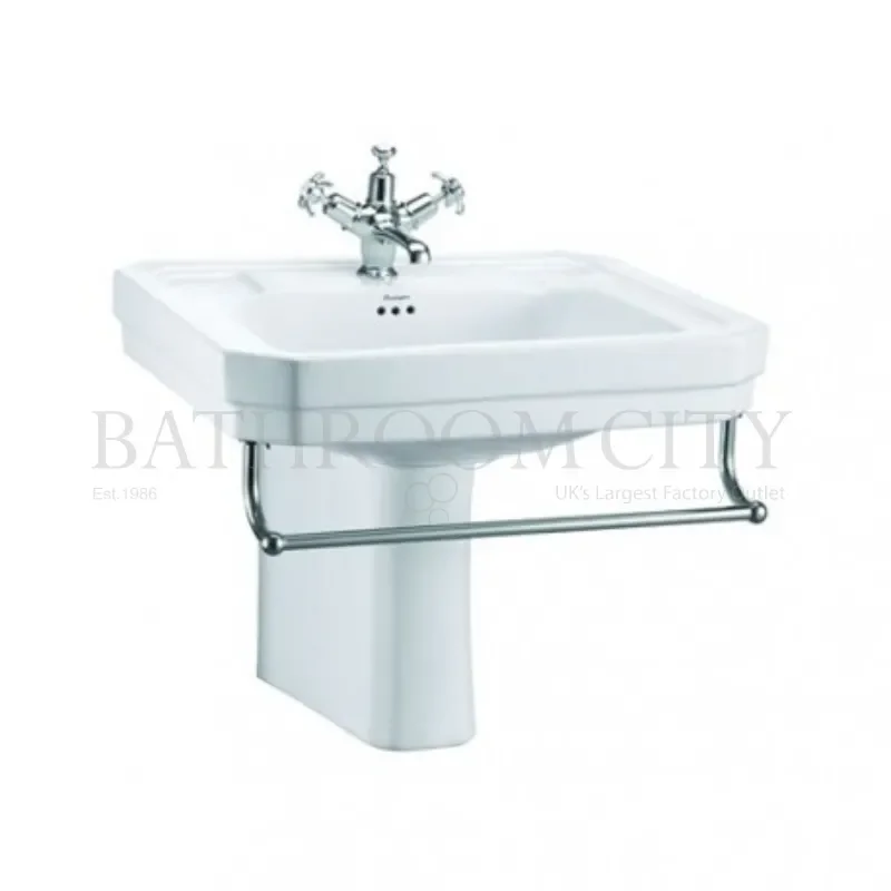 Extra Product Image For Victorian Basin 56Cm And Semi Pedestal 1