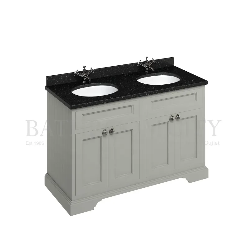 Extra Product Image For Burlington Freestanding 130 Vanity Unit With Doors 1