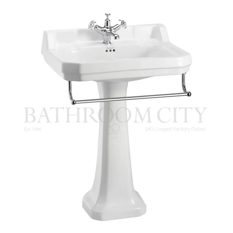 Extra Product Image For Burlington Edwardian Basin 61Cm And Standard Pedestal 1