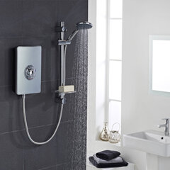 Elegance Electric Shower 8.5kW metallic and chrome