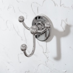 Burlington  triple robe hook - chrome plated brass