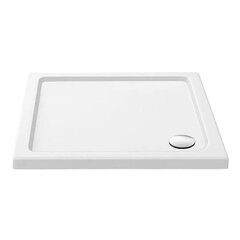 white 900 x 900 continental acrylic capped shower tray
