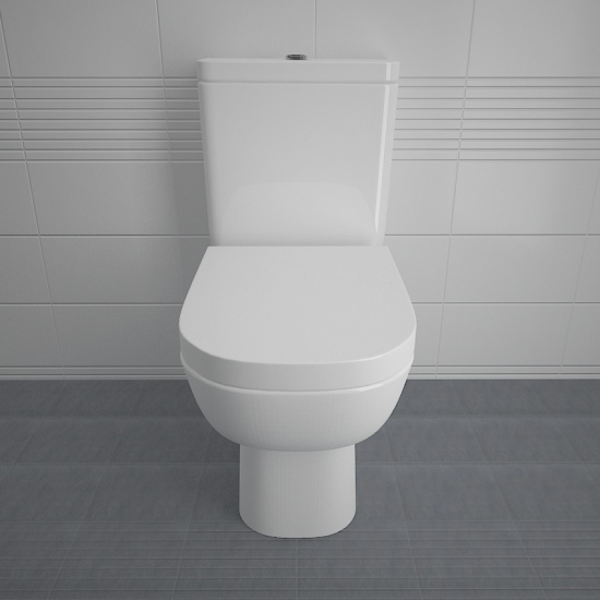 Sonix Close Coupled Toilet With Cistern And Soft Close Seat