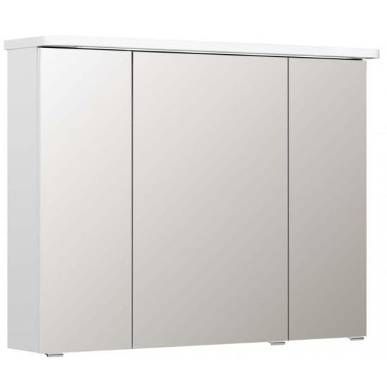 Balto 850mm Mirror Cabinet 3 Doors Including Light Canopy and Power Socket