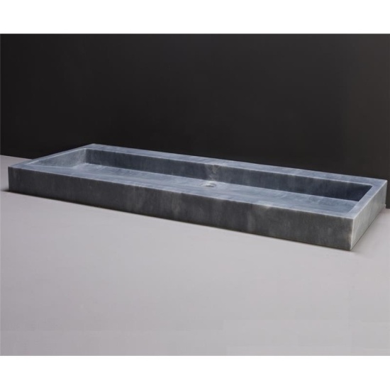 Forzalaqua Palermo 100 Natural Stone Basin Cloudy Marble