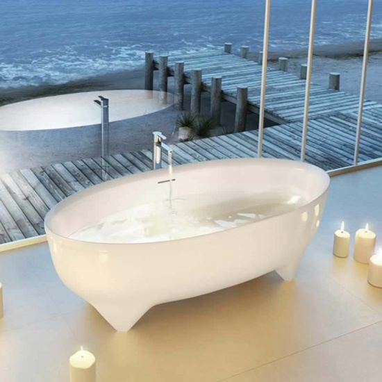 Vigore 1700x750x555 Natural Stone Bath