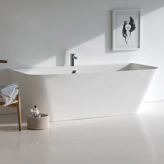 Patinato Petite White Clear Stone Bath