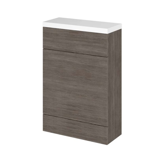 600mm Compact WC Unit & Polymarble Top (Colour Options)