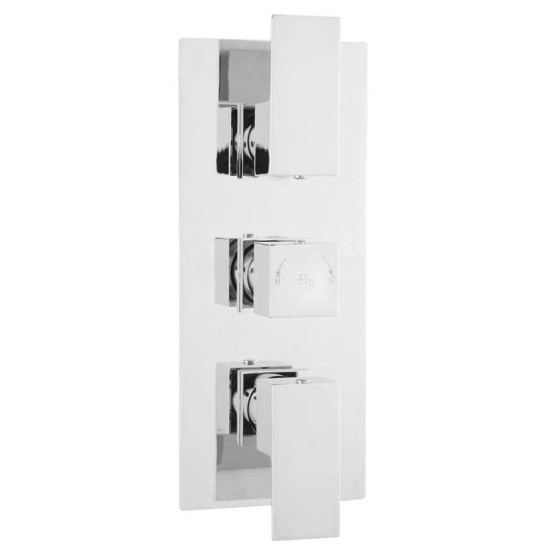 Chrome Art Thermostatic Triple Valve