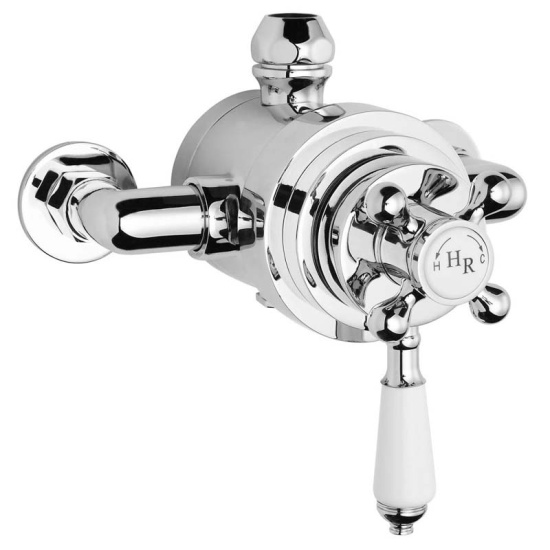 Chrome Victorian Thermo Dual Exposed Valve