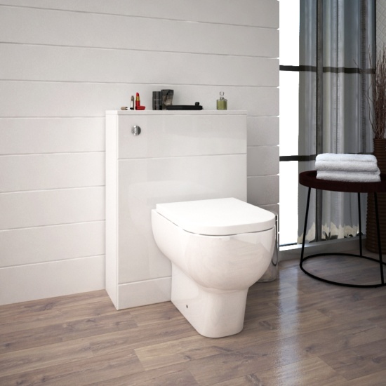 Patello White Shower Bath Suite