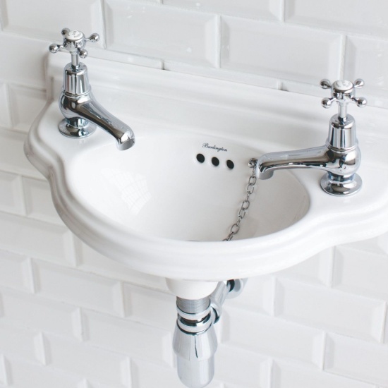 Burlington Curved Cloakroom Basin