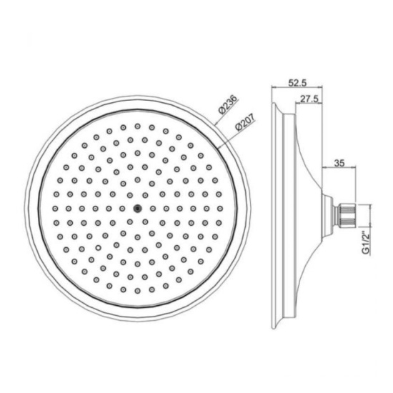 Burlington Airburst Shower Heads