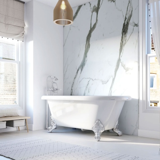 IDS Showerwall Bianco Carrara