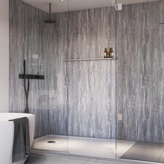 IDS Showerwall Blue Toned Stone