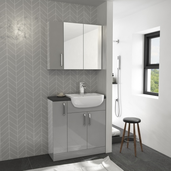 Oliver 800 Small Fitted Cloakroom Suite