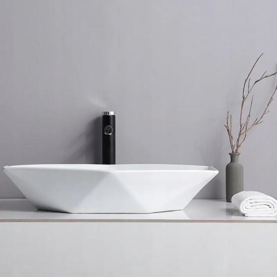 Brett White Countertop Sink