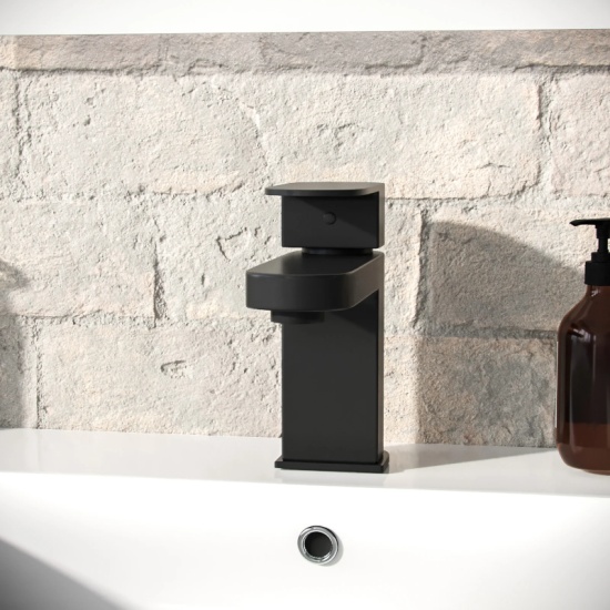 Virgo Black Mono Mixer Tap