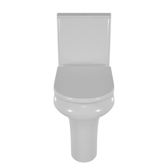 Compact Deluxe Cc Toilet & Seat (Rimless)