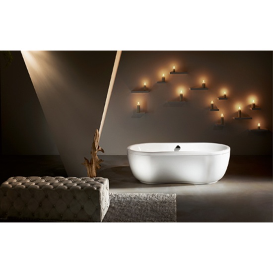 Mega Duo Oval Steel Bath