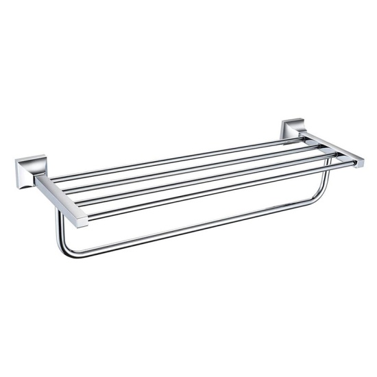 Chancery Double Bathroom Towel Shelf Designer Bathroom