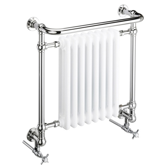 Clifton Wall Htr Chrome High Quality Bathroom Designer Towel Rail