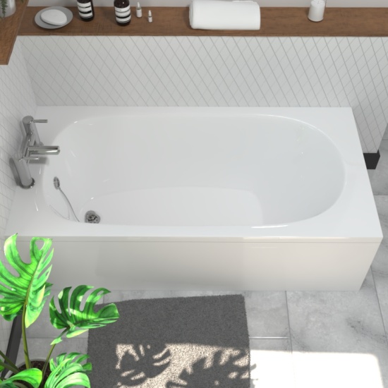 Petite 1300 x 700 Straight Bath