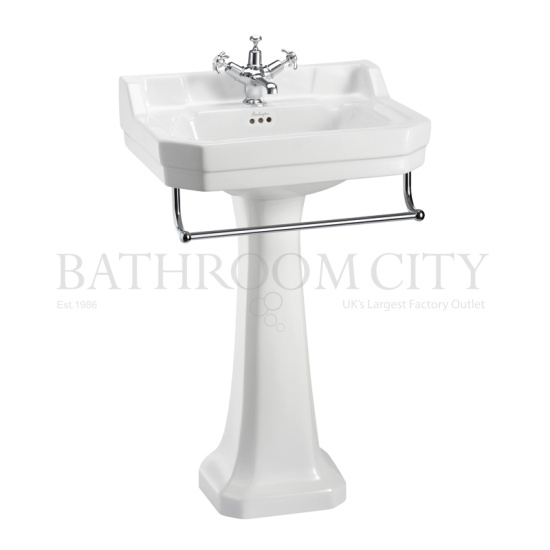 Edwardian Basin 56cm and standard pedestal